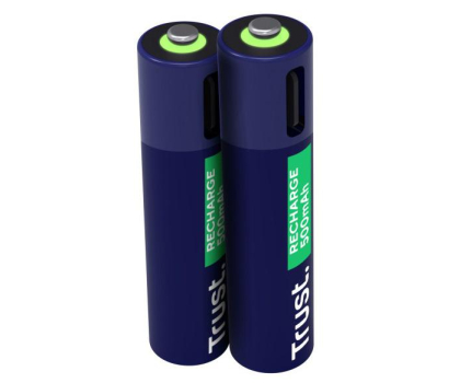 Bateria lub akumulatorek Trust 2x AAA - ładowanie USB-C
